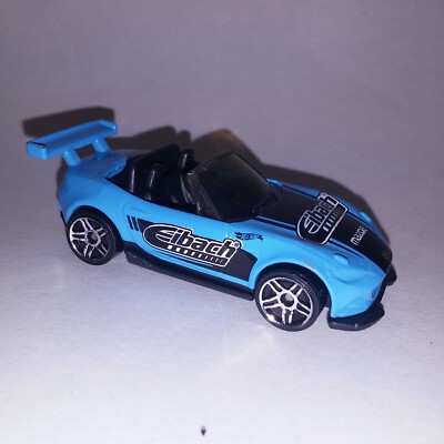 Hot Wheels 2015 MX-5 Mazda Miata Blue Mattel Racecars Kids Toys Pretend Play Col