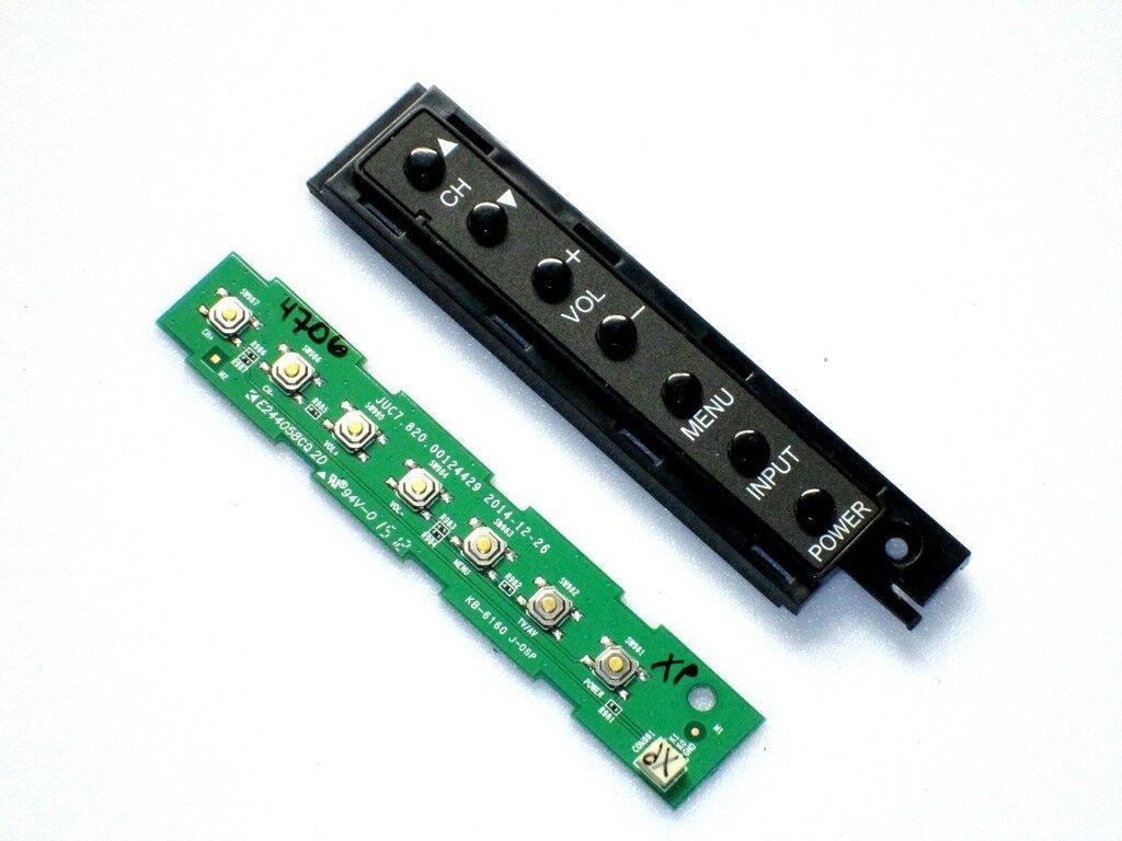 Hitachi LE55A6R9 Key Button Board JUC7.820.00124429 Hitachi LE55A6R9 Key Button Board JUC7.820.00124429