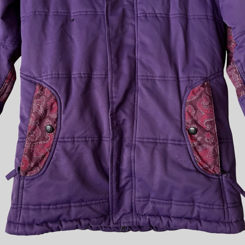 Jaqueta de Snowboard Feminina 686 Tamanho Pequeno Roxa infiDRY Respirável Impermeável - Imagem 4 de 4