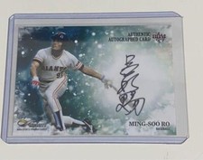 BBM Ming-Soo Ro Hand Authentic Autographed Card Yomiuri Giant Baseball 