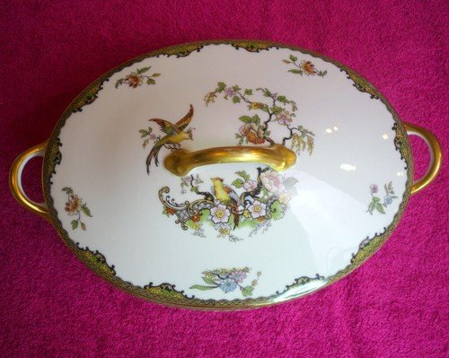 Noritake (Navarra) 10 1/4" OVALADO CUBIERTO TAZÓN Y TAPA USADO EN EXCELENTE ESTADO - Imagen 2 de 6
