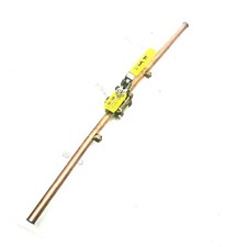 APOLLO 82-200F3 1/2" BRONZE BALL VALVE BRAZED EXTENSIONS TWO GAUGE PORT