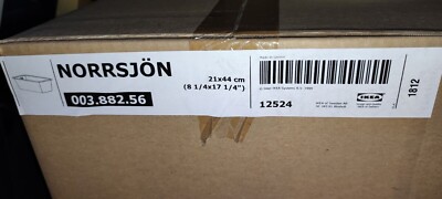 IKEA Norrsjön Einbauspüle 1 Becken Edelstahl 21 x 44 cm 003.882.56 Neu