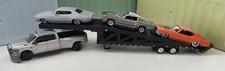 1/64 Greenlight Black Gooseneck Trailer PLUS 3D Printed Three Car Conversion V2