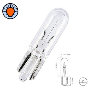 2x Bulb 12v 2 3w T5 W2x4 6d Wedge Instrument Panel Light Lamp Car Auto Glass Ebay 