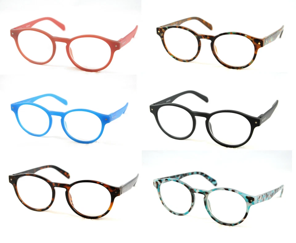 OCCHIALE DA LETTURA POLAROID PLD0021 IN CELO STILE PANTOS CONTEMPORARY NUOVO