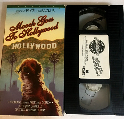 Mooch Goes To Hollywood VHS tape Ships  Same Day With Tracking