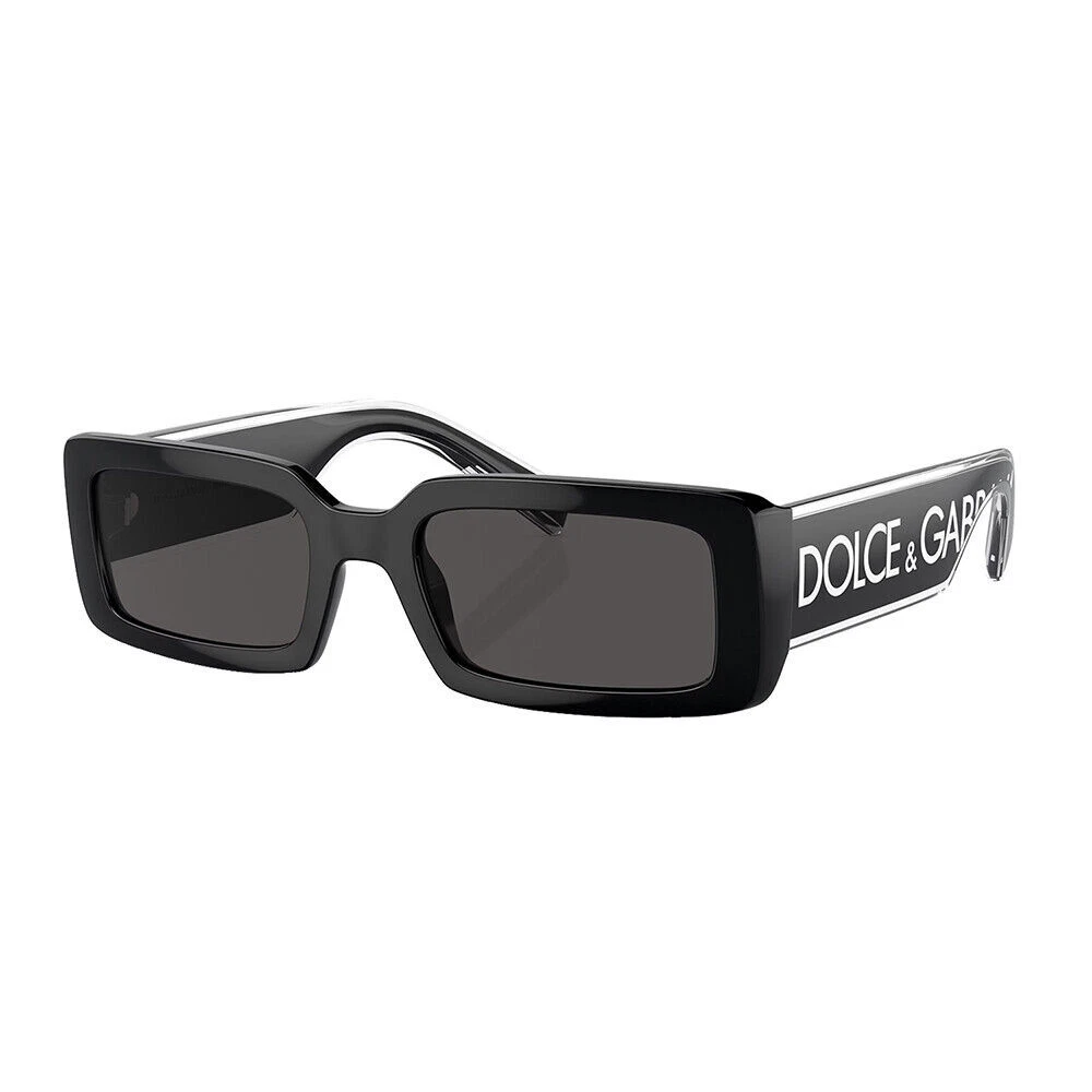 NWT DG Eyewear / Black Sunglasses - new with tag / no case Dolce & Gabbana Eyewear DG Crossed Sunglasses | Black | FARFETCH main image 2