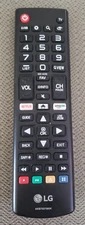 LG Smart TV AKB75375604 Remote Control Black - Tested Working