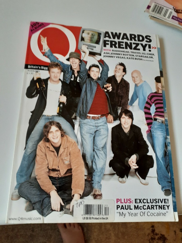 Q Magazine Issue 184 2001 Awards Frenzy Edition