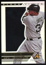 2013 Panini Pinnacle David Ortiz Clear Vision Single Insert Boston Red Sox