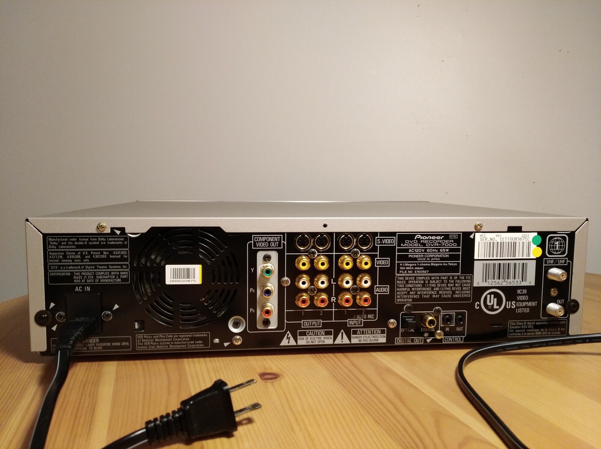 Pioneer DVR-7000 DVD Recorder for sale online | eBay