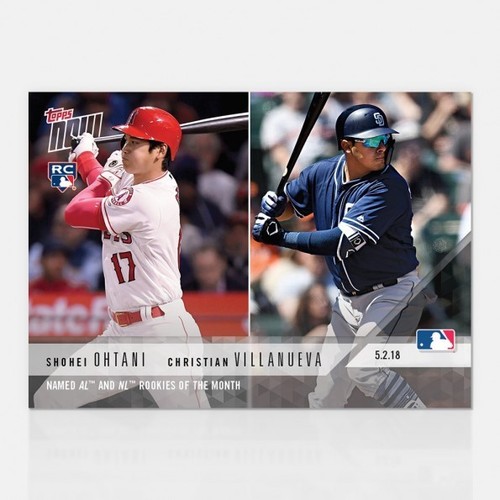 2018 Topps Now 159 Shohei Ohtani / Christian Villanueva