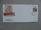 AUSTRALIA Chistmas Island, cover FDC 1991, Phosphate industry mining train
