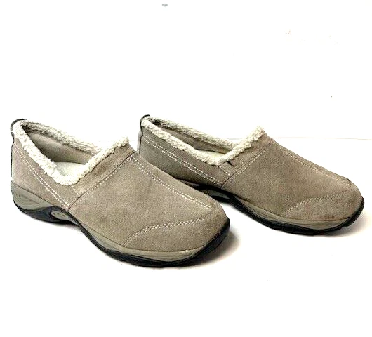 Easy Spirit Pull/Slip-On beige suede leather shoes Size 8.5M ESEVERYDAY - Image 2 of 4