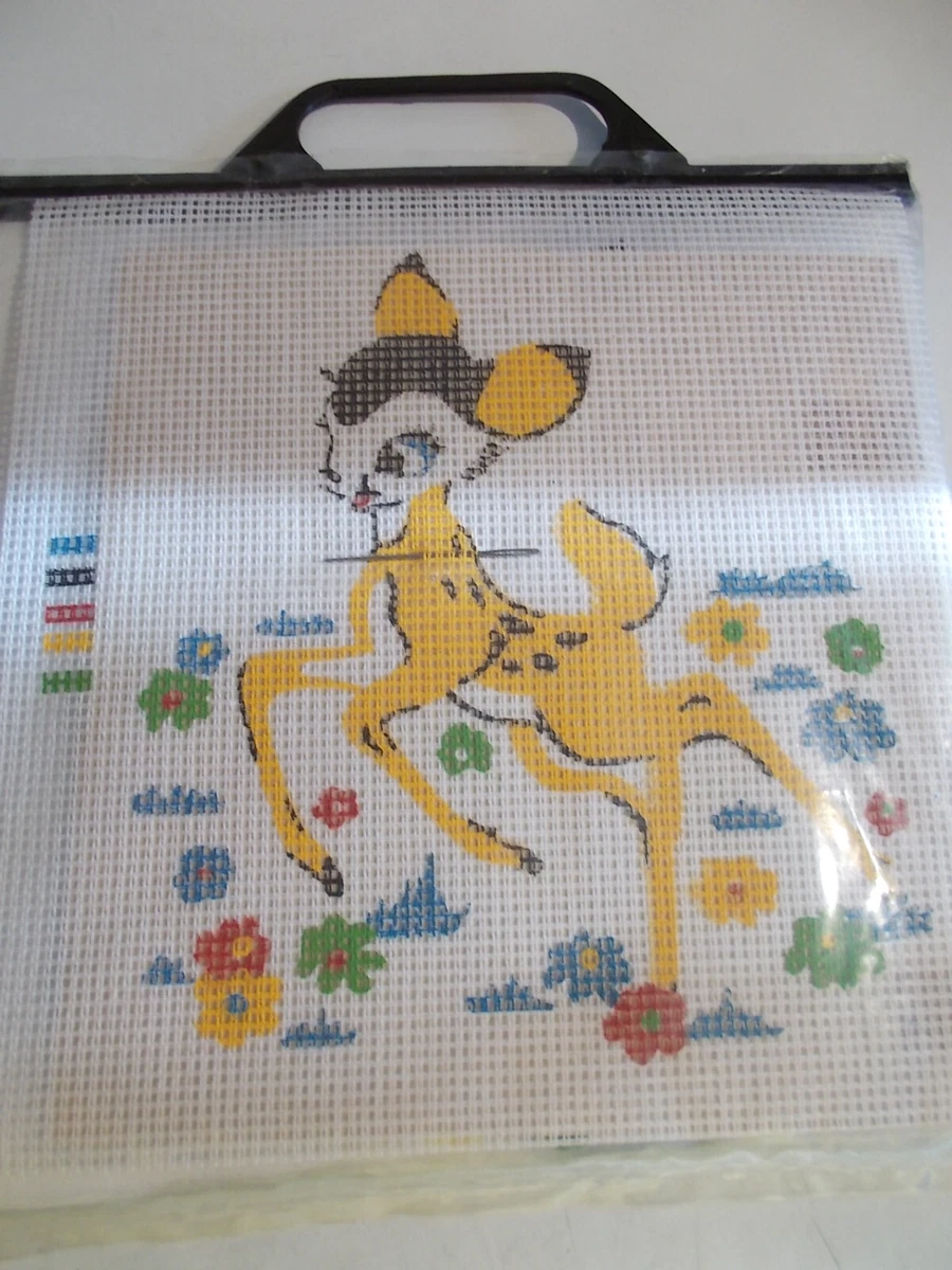 Awesocrafts Kit Punto Croce Leone - Stampato 40x40 Cm 11CT - Ricamo Facile Per Principianti