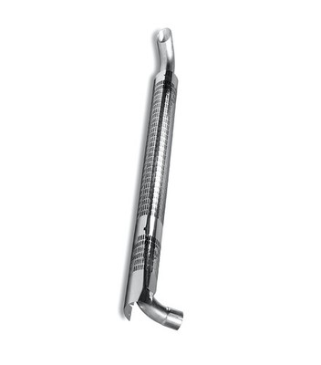 Auspuff Schalldämpfer mit Hitzeschild John Deere Edelstahl INOX AL114382