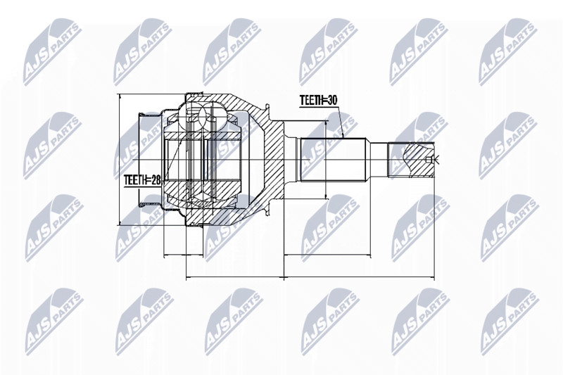 Outer Cv Joint For Lexus Is250 Is350 Is F 05- - Image 11