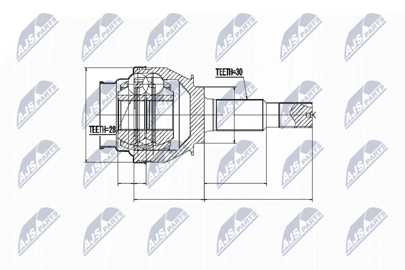 Outer Cv Joint For Lexus Is250 Is350 Is F 05- - Image 10