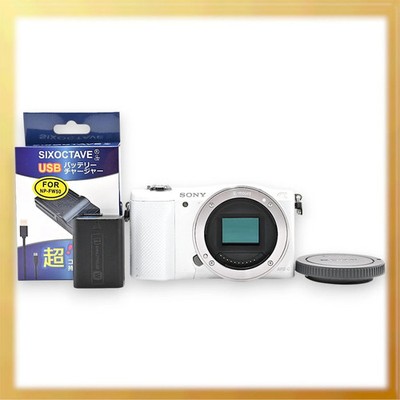 Sony Alpha a5000 Mirrorless Digital Camera Body White Compact E-Mount Japan