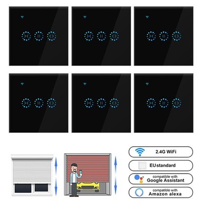 Tuya WIFI Touch Schalter Vorhang Rolladenschalter Jalousieschalter Smart Alexa