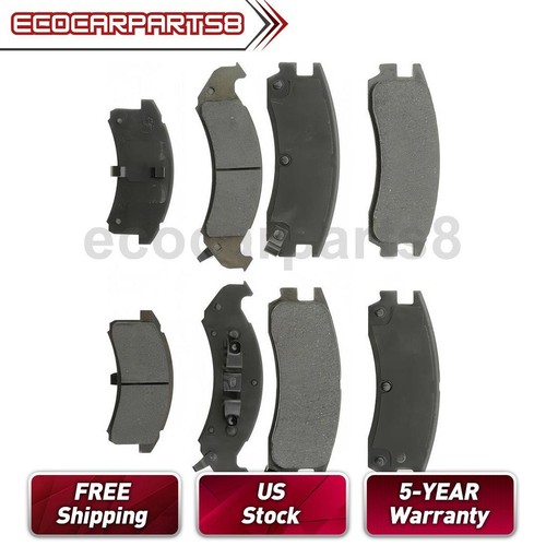 Auto-brakemotive Front & Rear Semi-Metallic Brake Pad Kit – Fits Chevy Impala, Buick Lesabre 3.8L