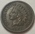 1907 Indian Head Cent Exact Coin Imaged #IND203