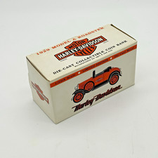 Harley Davidson 1929 Model A Roadster Die Cast Coin Bank 1:25 Limited Edition