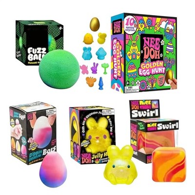NeeDoh Golden Egg Hunt - Sensory Squeeze Toy Squishy Toy Set Easter Fidget Toy