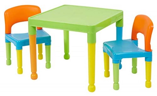 Liberty House Toys Children's Multi-Coloured Table & 2  Assorted colors