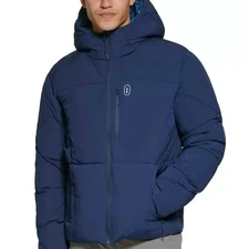 BASS OUTDOOR Men's Glacier Quilted Full-Zip Hiking Jacket Color Blue Size M