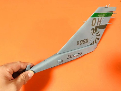 #ad #ad Custom replacement part rudder for BBI Elite Force F 16C falcon finish product $95.00