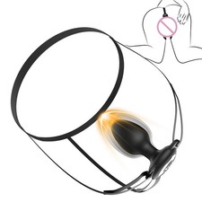 Vibrador anal vibrador con correa para hombre mujer portátil APP-Lubricante