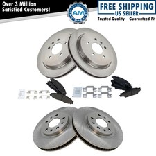 Ceramic Brake Pad Rotor Set Front Rear Kit for 03-07 Cadillac CTS JL9