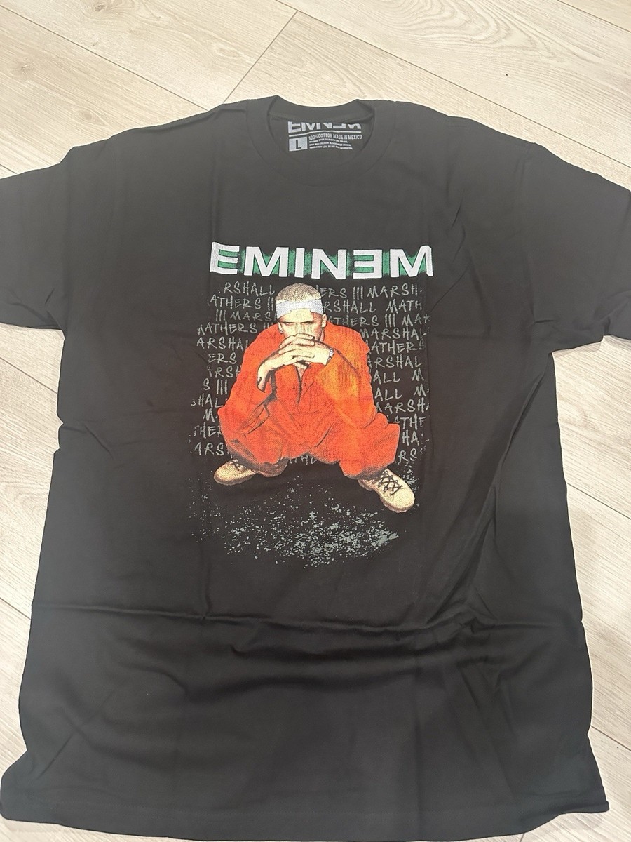 EMINEM OFFICIAL MERCH Orange Jumpsuit Graphic CONCERT Tour SHIRT