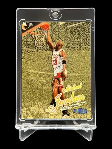 1997 Fleer Ultra MICHAEL JORDAN GOLD MEDALLION SSP VARIATION #23G🔥ULTRA RARE🔥