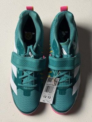 Adidas Adipower Men Size 12 Weightlifting 3 Shoes Teal White  display picture 3