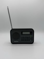 Sangean PR-D18 AM/FM Digital Receiver Radio Black Gray Tested and Working