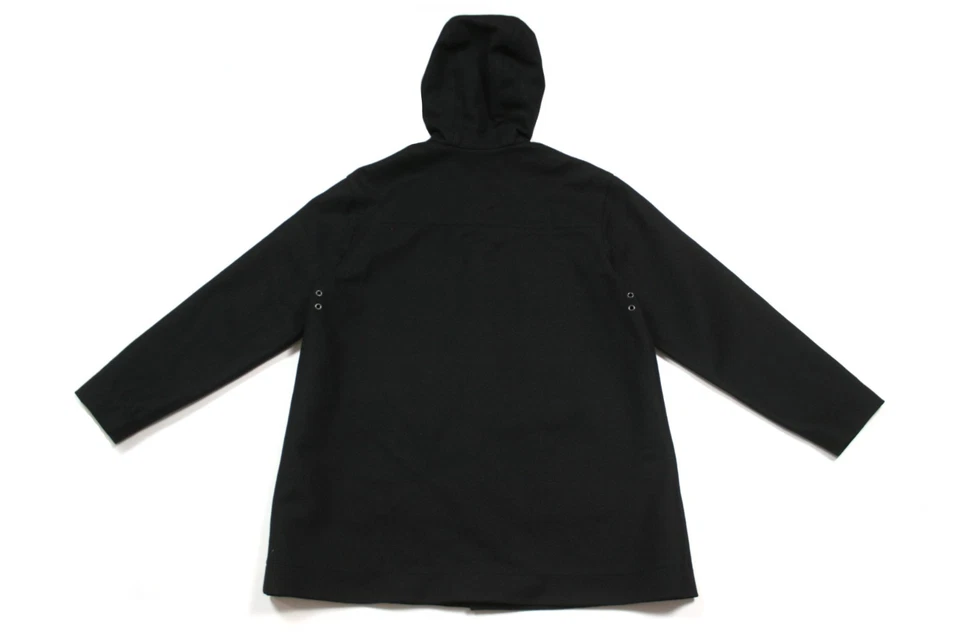 Aspesi 2023 Hooded Wool Blend Raincoat - Image 3 of 4