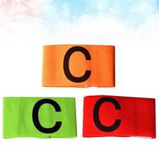  Football Soccer Captain Armband Adjustable Soccer Rugby Basketball Player Bands