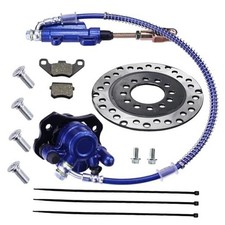 Rear Disc Brake Master Cylinder Caliper Assembly  158mm/6.22'' Disc Blue