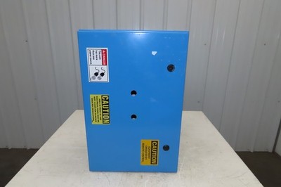 Saginaw SCE-24EL1608LP-10 Electrical Enclosure Control Panel 24x16x8'' Blue