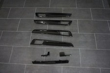 Porsche Cayenne 9Y Leisten Türen Dekor Glanz SCHWARZ Interieur
