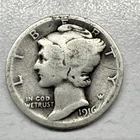 1916 MERCURY SILVER DIME ACTUAL COIN Get More Today & Save Shop Here Buy Here