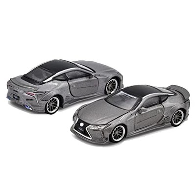NEW] Era Car 1/64 Liberty Walk Lexus LC500 Metal Silver
