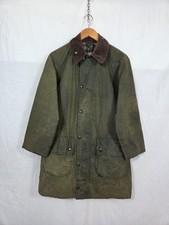 BARBOUR GAMEFAIR A123 Waxed Jacket Giubbotto CERATO Giacca Tg C36 91cm - S Uomo