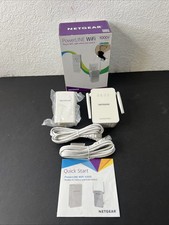NETGEAR Powerline 1000 Mbps WiFi, 1 Gigabit Port PLW1000-100NAS 