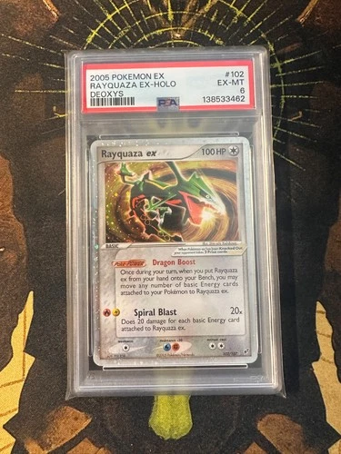 Pokemon Rayquaza ex 102/107 Deoxys Holo PSA 6