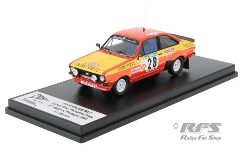 Ford Escort Rs 1800 Mk Ii Rallye Rally Portugal 1983 Bica 1:43 Trofeu-image
