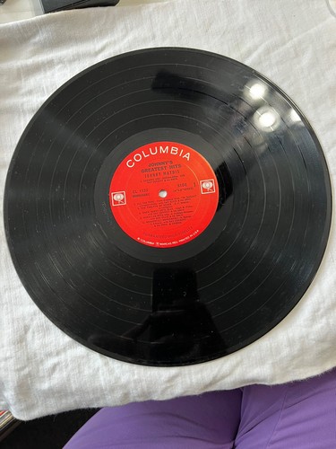 JOHNNY MATHIS JOHNNY'S GREATEST HITS LP VINYL RECORD CL 1133 VG tested - Picture 5 of 9
